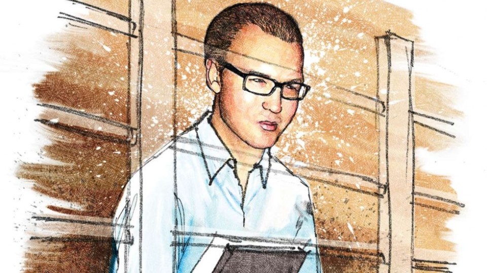 The court today heard about Rurik Jutting’s final moments before he was captured