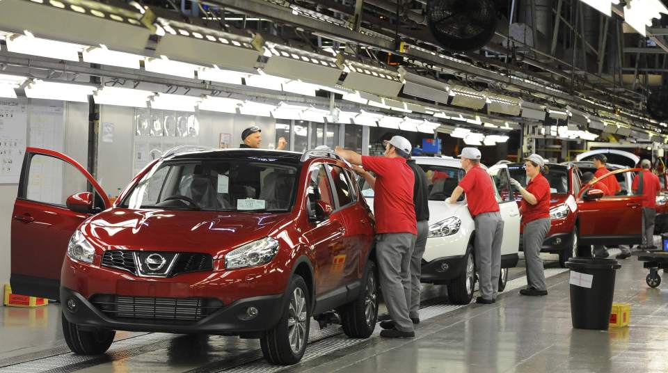 The Sunderland Nissan plant