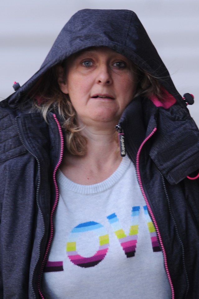 Damon's mum Antonitza Smith pictured leaving Westminster Magistrates Court today