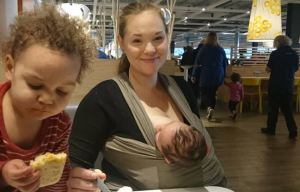 Mum claims Ikea security guard asked her to stop breastfeeding after another customer objected