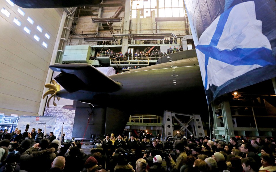 The ships were unveiled in St Petersburg this week ahead of their deployment