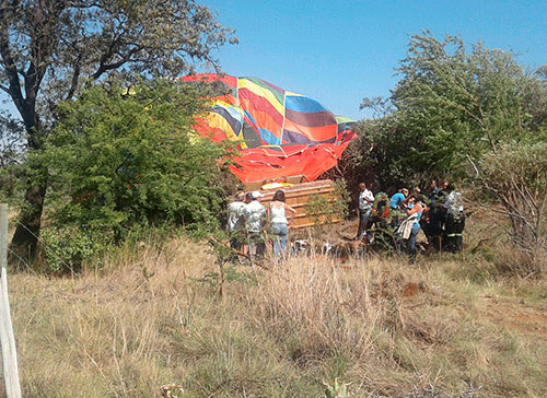 Mum Suzanne Astle was killed after the hot air balloon crashed during its flight