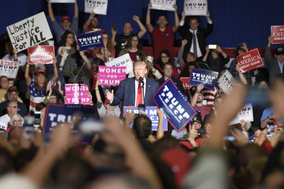 Republican presidential nominee Donald T