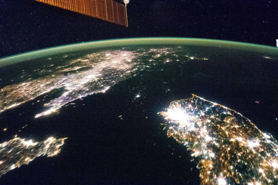 NASA images of North Korea from space show only the capital is lit up