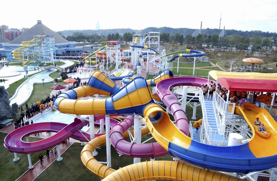 The Munsu Water Park in Pyongyang