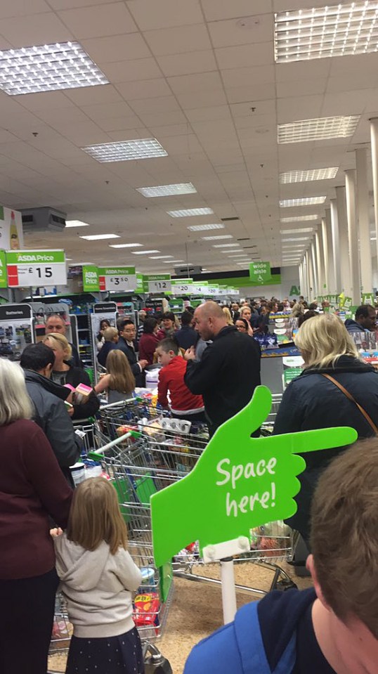 ASDA queues