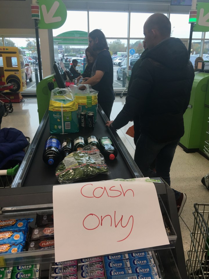 Cash only accepted at the tills as Asda in Milton Keynes sparked outrage among customers
