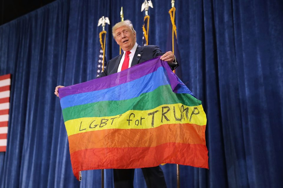 The republicans approval rating among members of the LGBT community sits at just 12 per cent