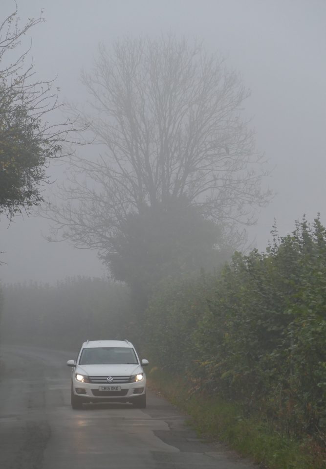 fog in Dunsden, Oxfordshire