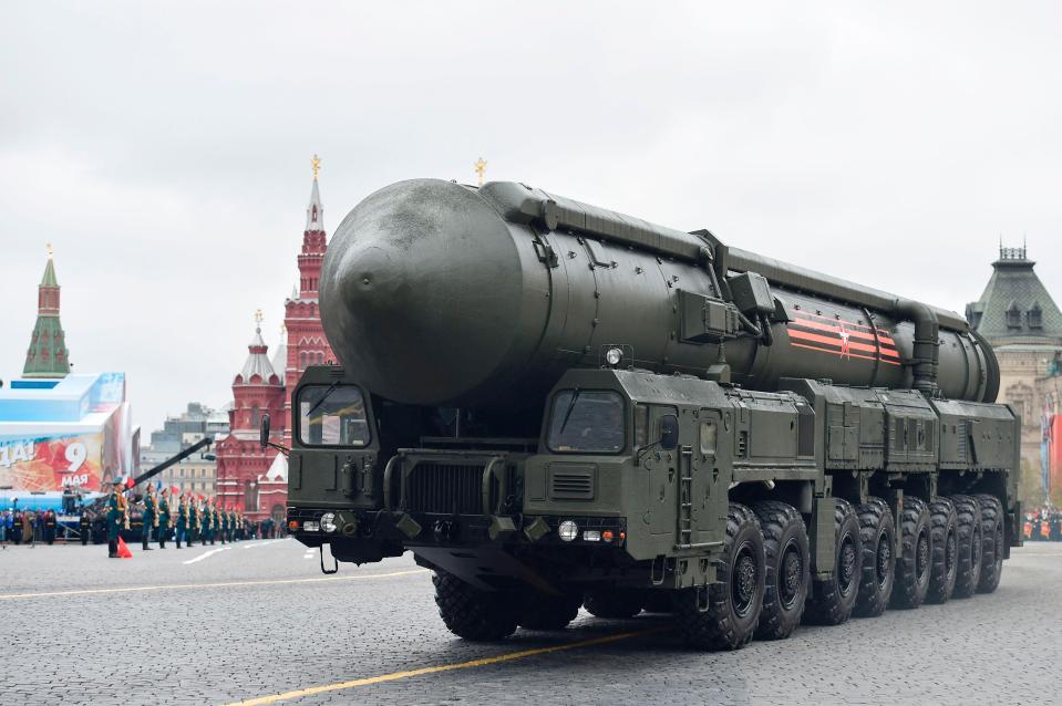 Russia displayed its military might at the Victory Day parade