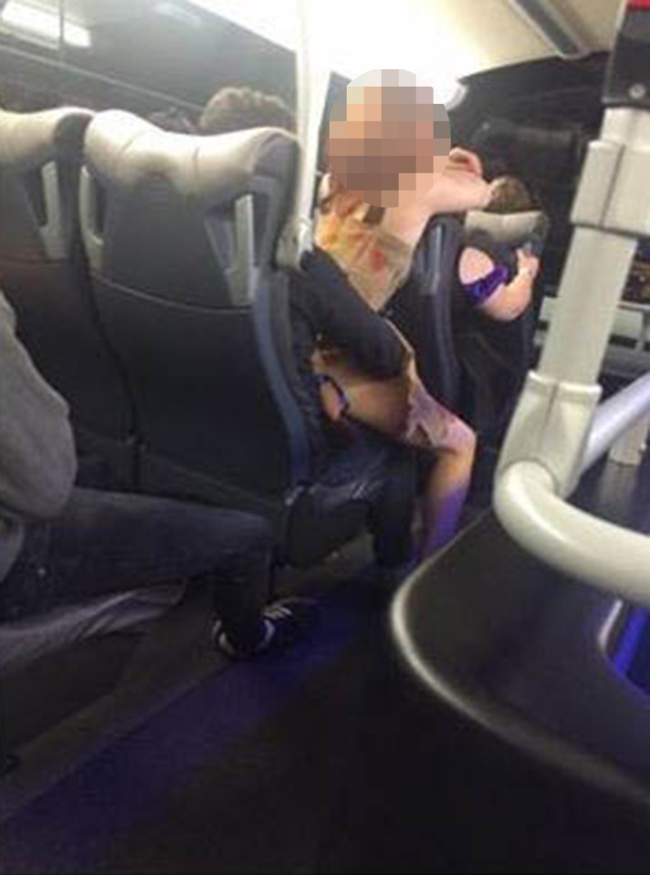 The X43 bus from Manchester to Burnley where a couple where snapped having sex.