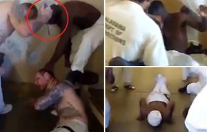 Probe after vid emerges of prisoners doing mass Mannequin Challenge... with one acting out a STABBING