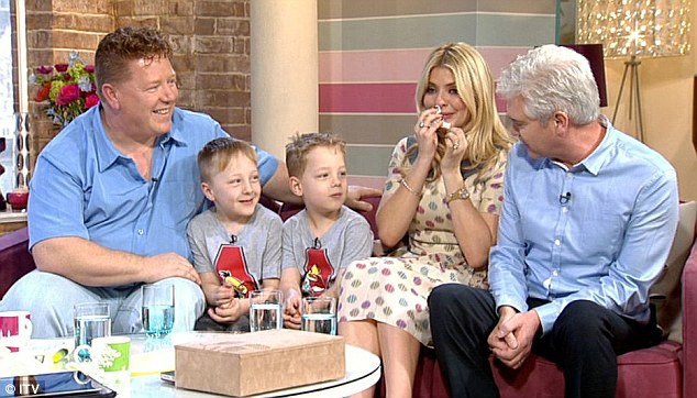 Holly couldn't stop crying when she first met the family in 2012