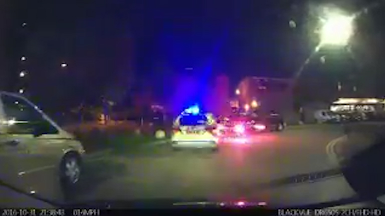 Thankfully no one was injured in the Halloween horror attack