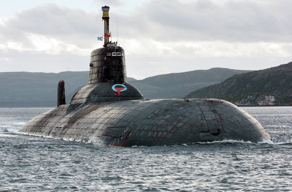 AP:ASSOCIATED PRESS 4 One of Putin’s giant Akula nuclear-powered attack subs