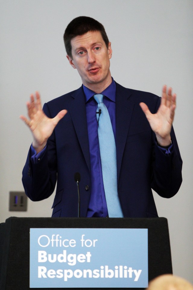 Office for Budget Responsibility chairman Robert Chote defended his economic forecast