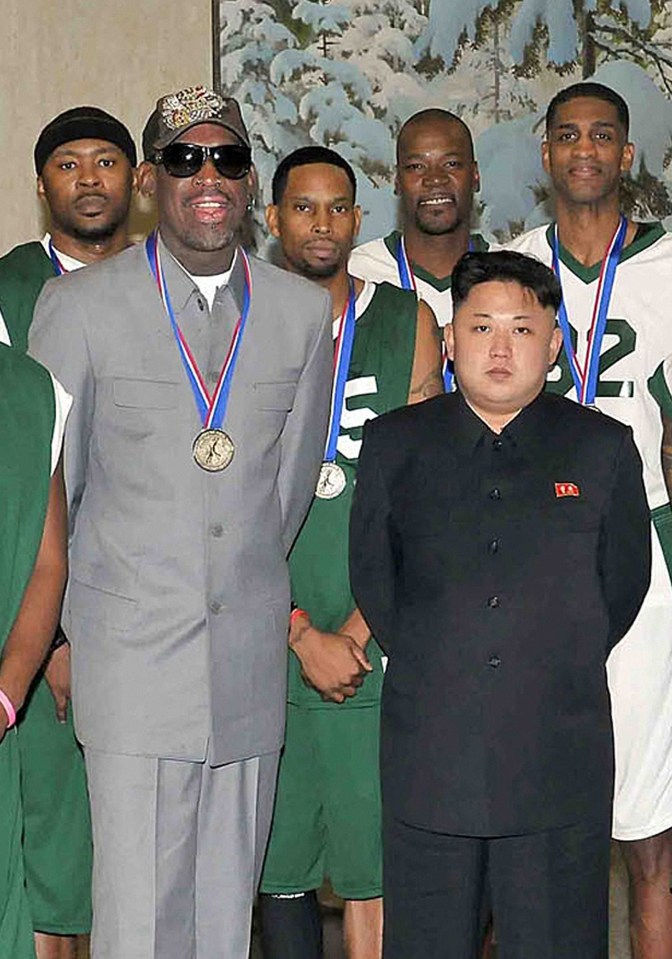 Dennis Rodman struck up a relationship with 'awesome guy' Kim Jong-un in the past