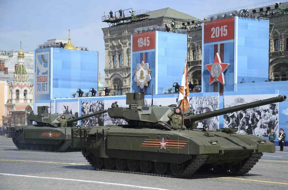 It was unvailed at a military parade in Moscow last May 