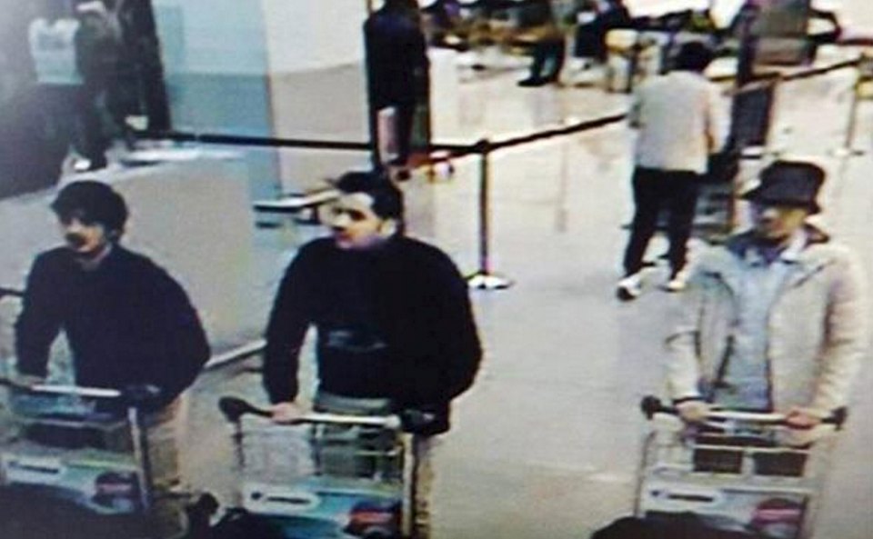 He is the 'man in the hat' pictured on CCTV at Brussels airport before the terror attack