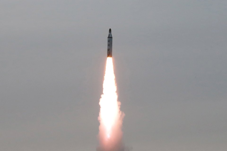 Kim can't stop test-firing ballistic missile and he's warned Donald Trump no-one can stop him 