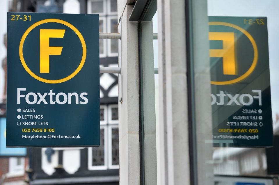 Shares in Foxtons have tumbled this morning