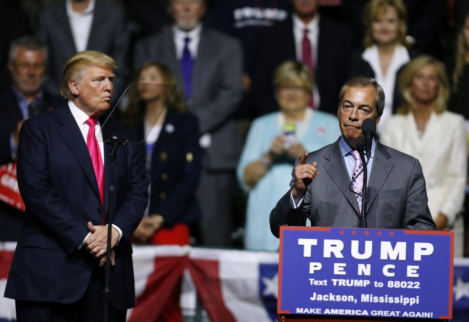 Donald Trump and Nigel Farage