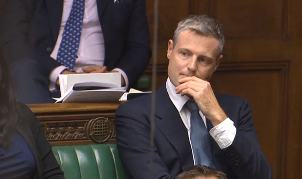 It is not the first time the 41-year-old has suffered a wardrobe malfunction after ripping his trousers in Parliament