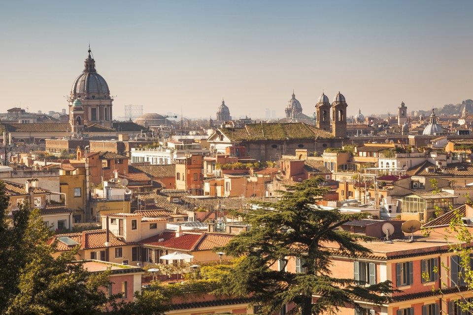 Ancient capital ... Fears Eternal City could be no more after a volcanic eruption from the nearby Alban Hills
