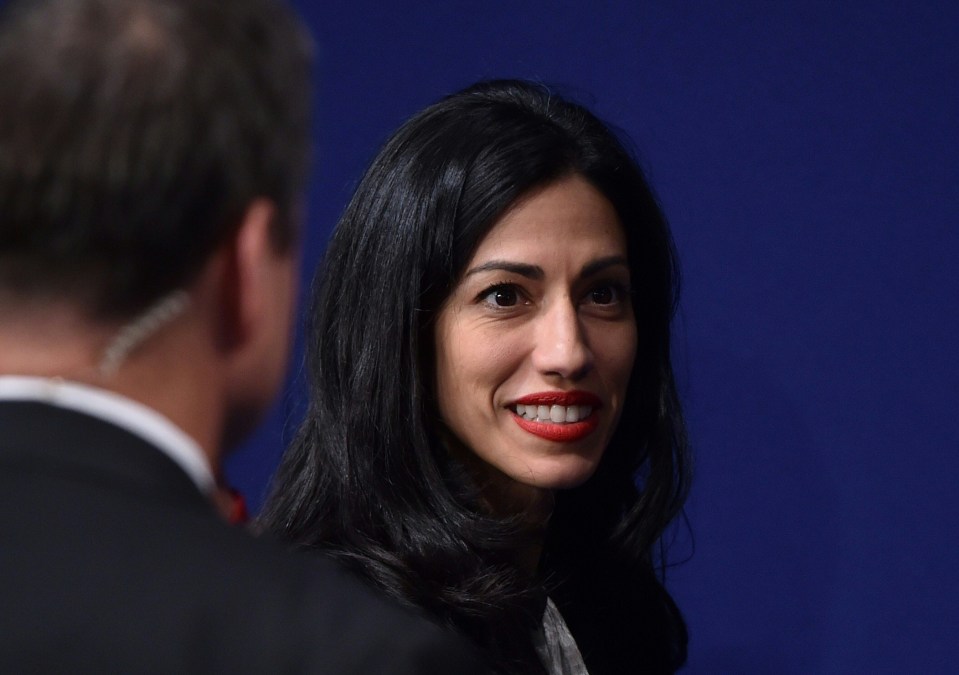 Link ... Weiner's estranged wife Huma Adebin is a top Clinton aide 