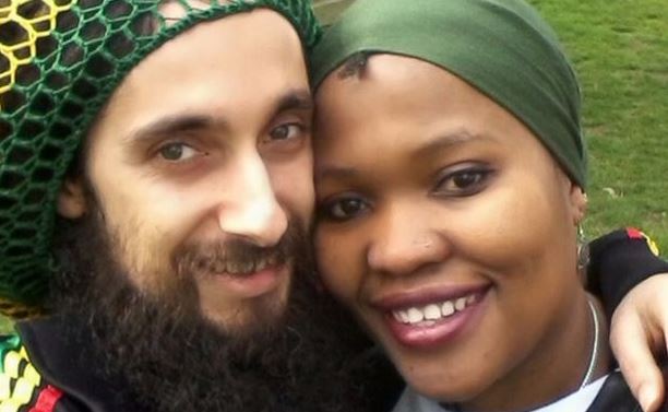 Mr Abrey, pictured with wife Khabi, was in court to hear her killer plead guilty