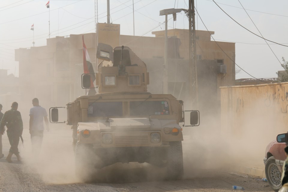 The jihadis are being driven back towards Mosul by the advancing Iraqi army and their allies