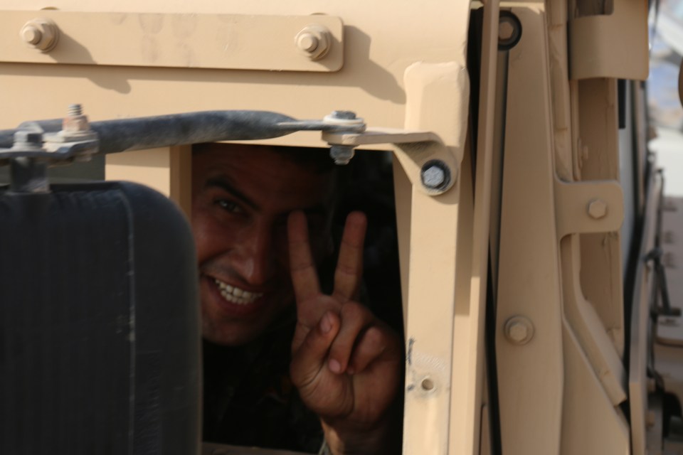 The city of Mosul is slowly being surrounded by coalition troops