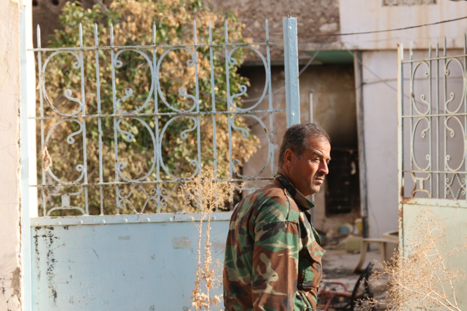 Saleh's home was ransacked by the jihadists, who stole or destroyed everything