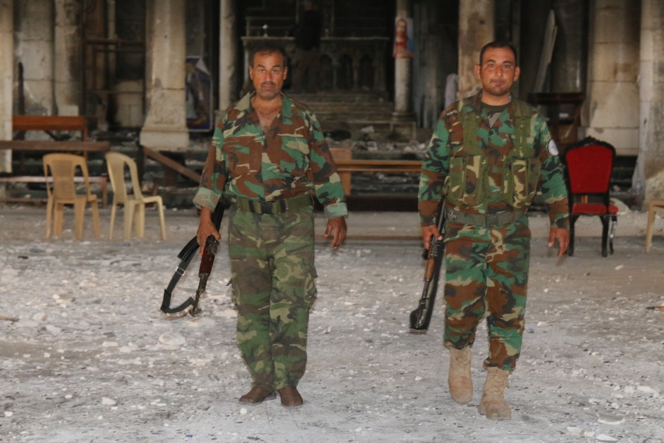 Saleh claims to have killed 11 or 12 jihadists when he liberated the town