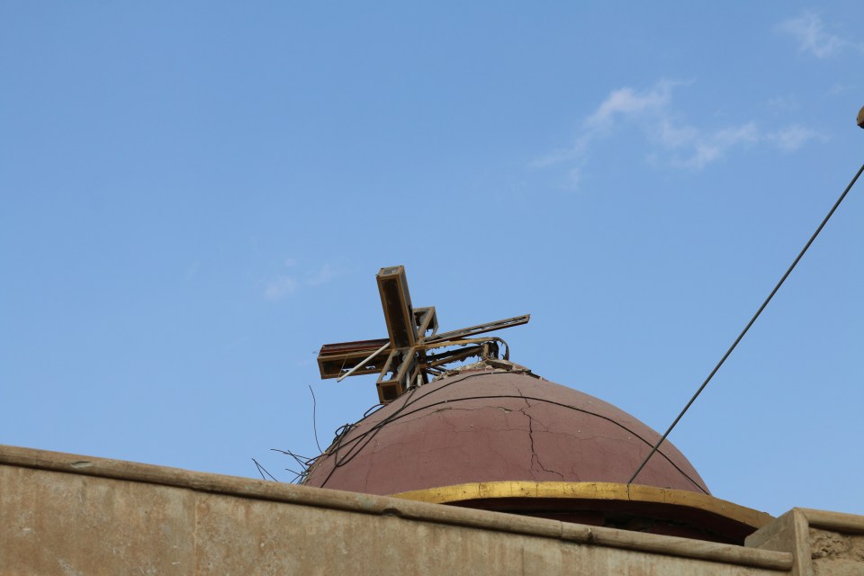 Churches were a special target for the rampaging jihadists in towns they occupied