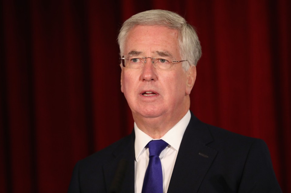 Defence Secretary Michael Fallon