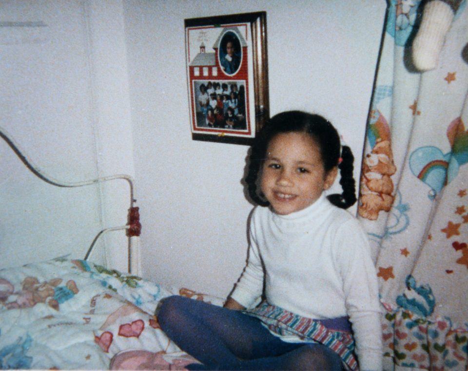 Meghan Markle as a young girl 