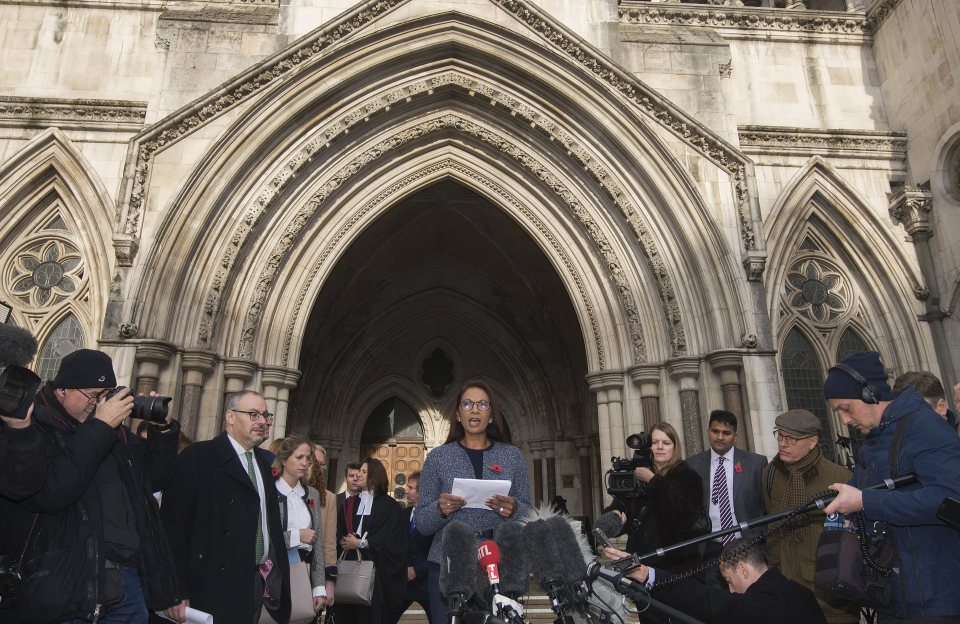 Last month the courts ruled against the government in the Article 50 legal challenge