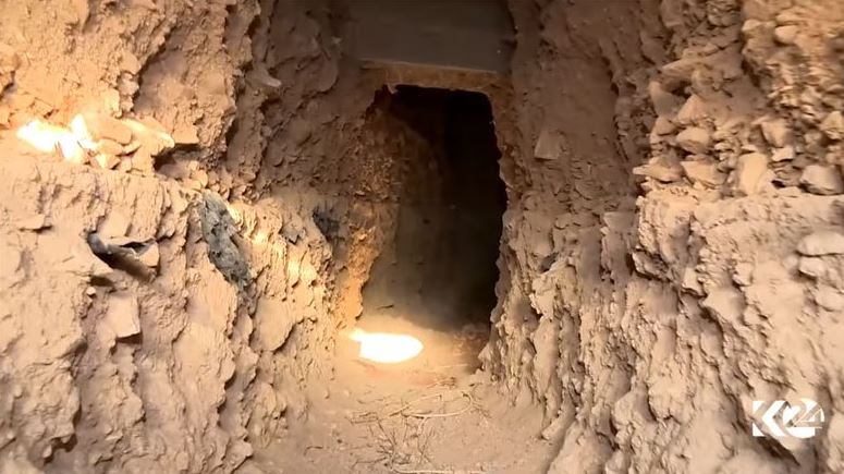 An ISIS tunnel in Mosul