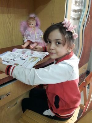Trapped Bana Alabad fears for her life