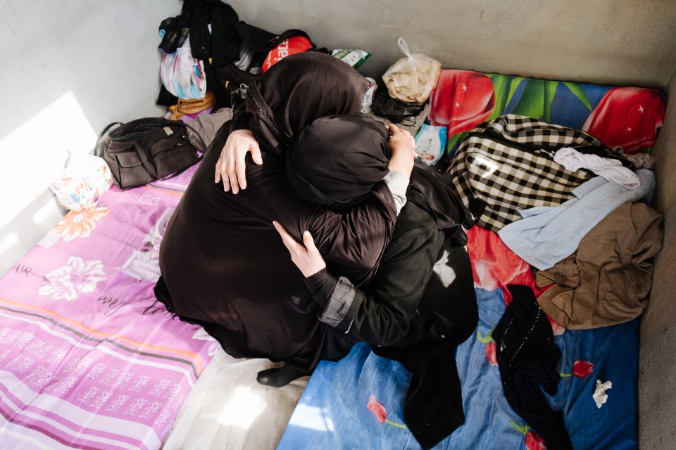 Halya and Habiba, pictured, describe living in ISIS-occupied Mosul as two years in hell