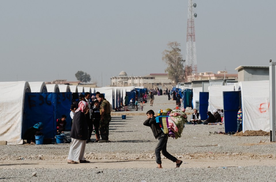 Many foreign IS recruits with families reportedly fled Mosul before fighting began, often disguised as women
