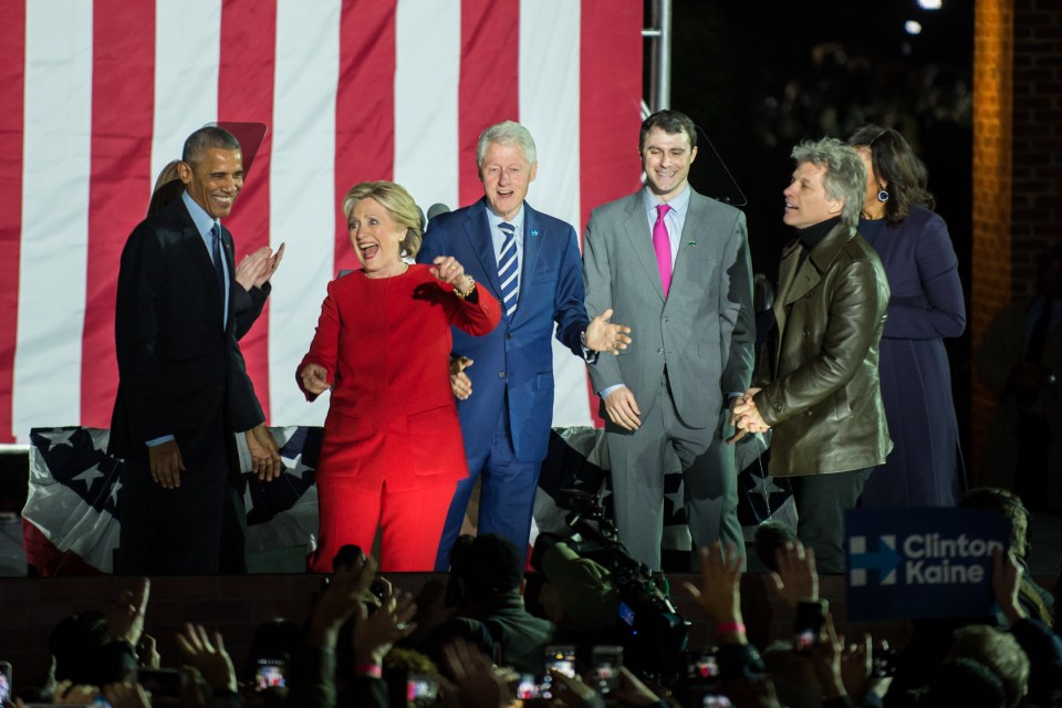 Hillary Clinton speaks on Election Eve in Philadelphia