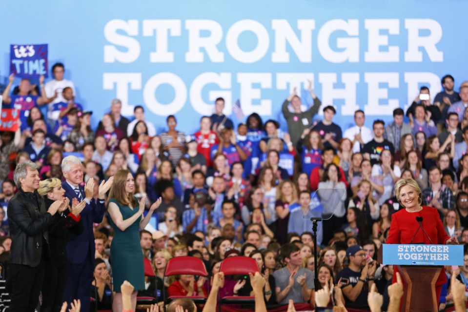 Clinton is seen as a marginal favourite, but pollsters warn that the election could be very close