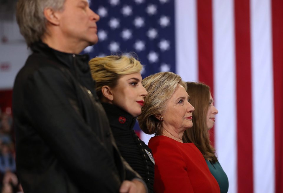 Hillary Clinton Campaigns Across US One Day Ahead Of Presidential Election