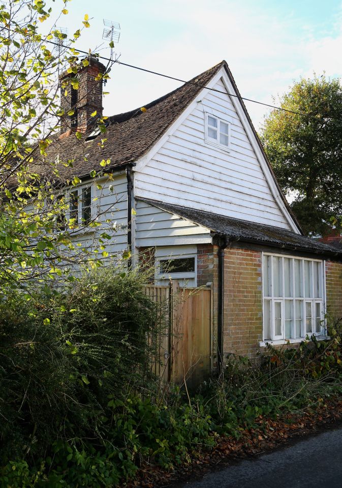 Mr Jefferies' home in East Sussex, where he was found killed and covered in blood