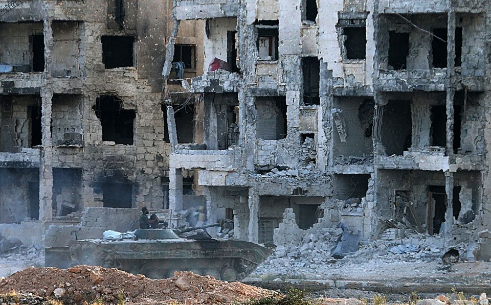 Eastern Aleppo has already been pulverised by Putin's warplanes