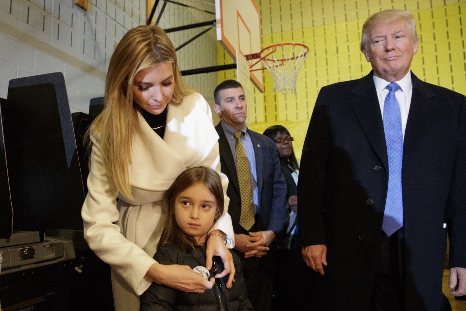 Donald Trump, Ivanka Trump, Arabella Trump