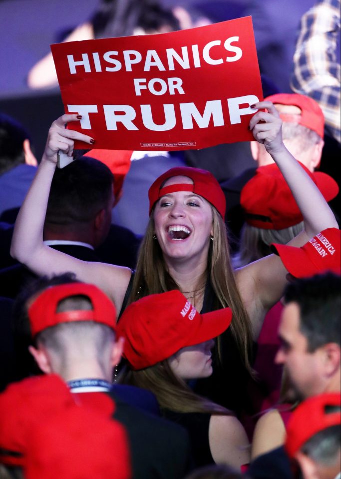Republican Presidential Nominee Donald Trump Holds Election Night Event In New York City