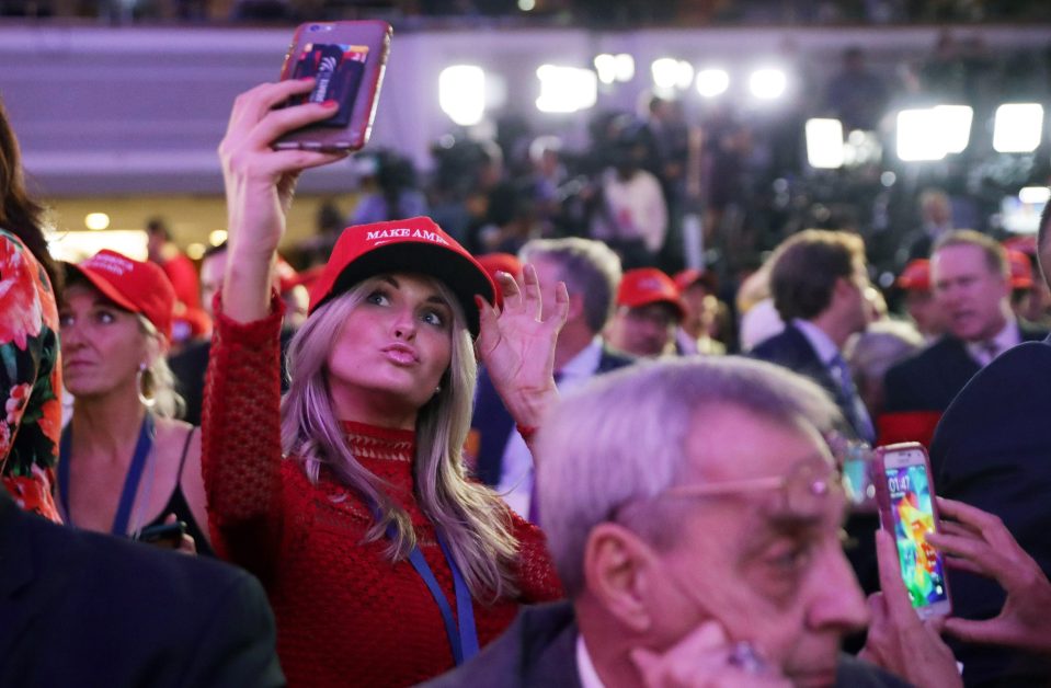 Republican Presidential Nominee Donald Trump Holds Election Night Event In New York City